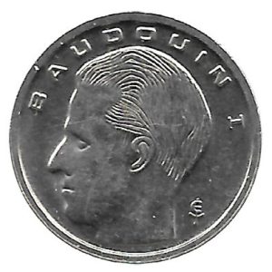 Moneda Bélgica 001 Franco 1993 S/C Belgique