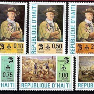 Sello Boy Scout Haiti 797/800 (**) 1983