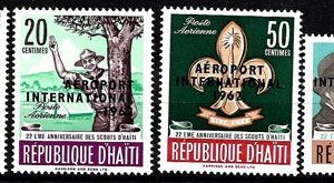 Sello Boy Scout Haiti A 249/52 (**) 1962