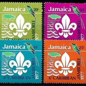 Sello Boy Scout Jamaica 435/38 (**) 1977