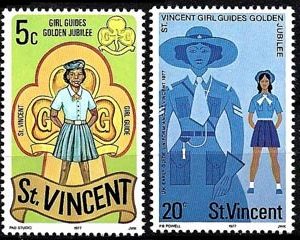 Sello Boy Scout San Vicente 0491/94 (**) 1977