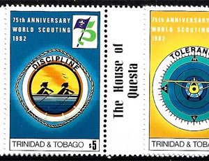 Sello Boy Scout Trinidad y Tobago 452/54 (**) 1982