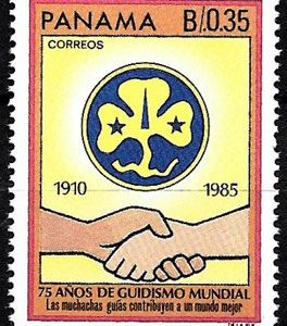 Sello Boy Scout Panama 1045 (**) 1988