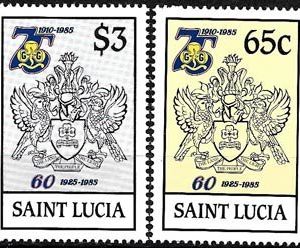 Sello Boy Scout Santa Lucia 700/03 (**) 1985