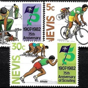 Sello Boy Scout Nevis 097/99 (**) 1982