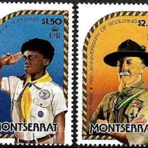 Sello Boy Scout Montserrat 499/500 (**) 1982