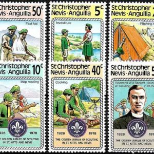 Sello Boy Scout Nevis Anguilla 394/99 (**) 1978