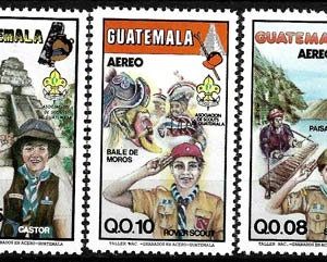 Sello Boy Scout Guatemala A793/97 (**) 1985