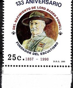 Sello Boy Scout Salvador 1074 (**) 1990