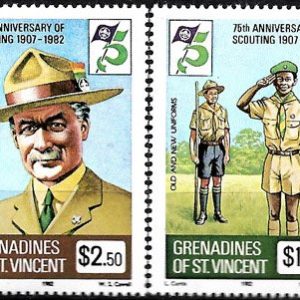 Sello Boy Scout Grenadines 246/47 (**) 1982