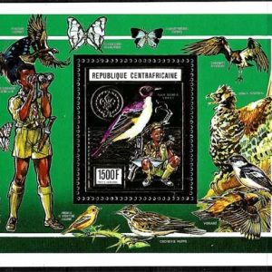 Sello Boy Scout Rep. Centroafricana HB 104A (**) 1990