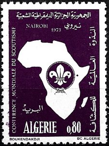 Sello Boy Scout Argelia 574 (**) 1973