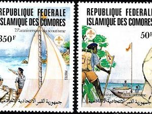 Sello Boy Scout Comoras 362-65 (**) 1982