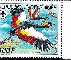 Sello Boy Scout Guinea Rep. A 223 (**) 1987