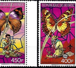 Sello Boy Scout Guinea Rep. A 231/32 (**) 1988