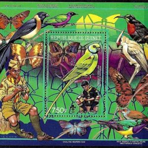 Sello Boy Scout Guinea Rep. HB 80 (**) 1988