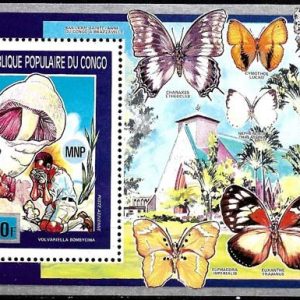 Sello Boy Scout Congo Rep. HB 46 (**) 1990