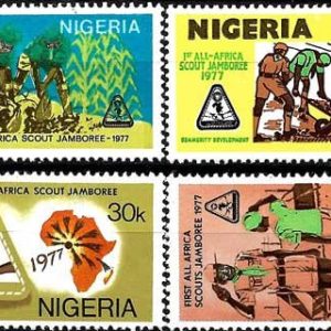 Sello Boy Scout Nigeria 339/42 (**) 1977