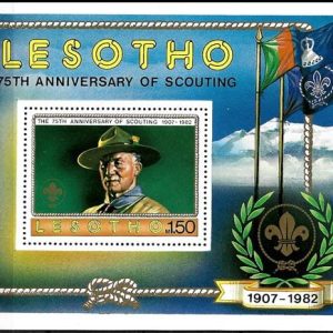 Sello Boy Scout Lesotho HB 13 (**) 1982