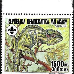 Sello Boy Scout Madagascar 846 (**) 1988