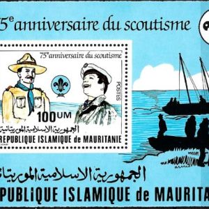 Sello Boy Scout Mauritania HB 34 (**) 1982