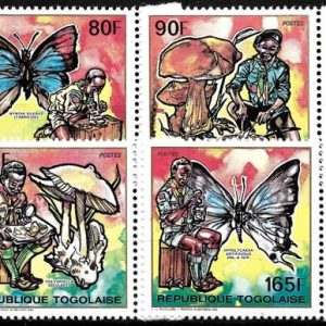 Sello Boy Scout Togo 1284/87 (**) 1990