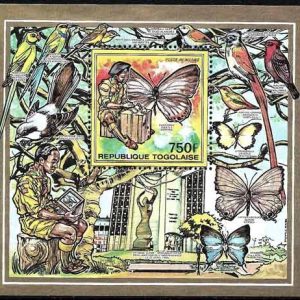 Sello Boy Scout Togo HB 280 (**) 1990