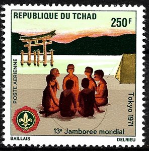 Sello Boy Scout Tchad 087 (**) 1971