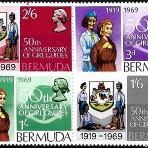 Sello Boy Scout Bermuda 0218/21 (**) 1969