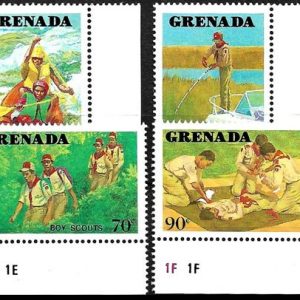 Sello Boy Scout Grenada 1546/49 (**) 1988
