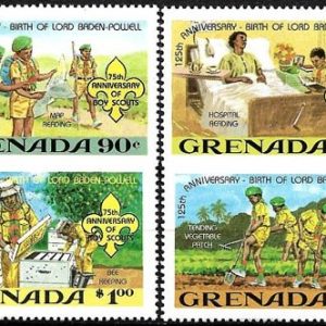 Sello Boy Scout Grenada 1014/17 (**) 1982
