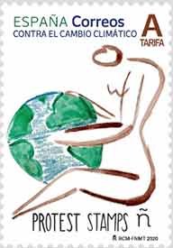 21. Sello Cambio Climático 2020. Protest Stamps
