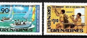Sello Boy Scout Grenada-Grenadines 0427/30 (**) 1982