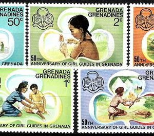 Sello Boy Scout Grenada-Grenadines 0146/50 (**) 1976