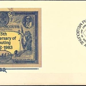Sello Boy Scout Australia Entero Postal 1982