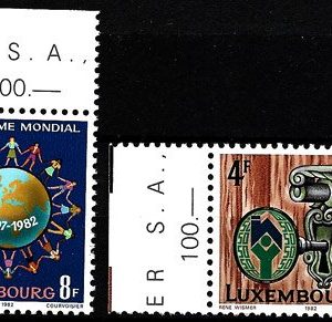 Sello Boy Scout Luxemburgo 1010/11 (**) 1982