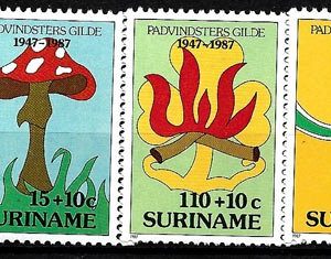 Sello Boy Scout Suriname 1075/78 (**) 1987
