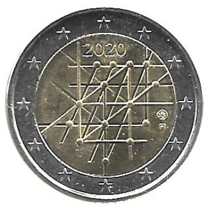 Moneda 2 euros de Finlandia 2020 Turku