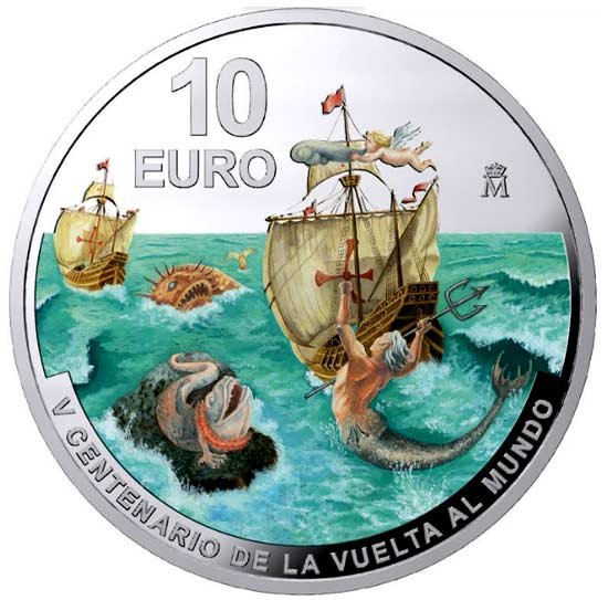 Año 2020. Moneda 10€ V Centenario Vuelta al Mundo 2ª