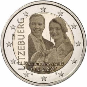 Moneda 2 euros de Luxemburgo 2020 Charles Jean «holograma»