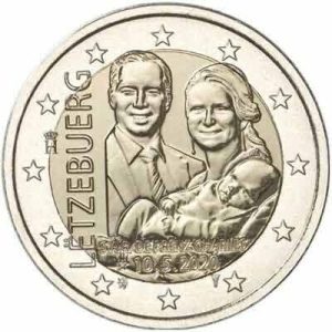 Moneda 2 euros de Luxemburgo 2020 Charles Jean «relieve»