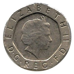 Moneda Gran Bretaña 020 Pence – 2001 MBC