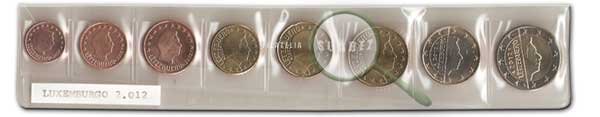 Serie monedas euro. Luxemburgo 2002 S/C