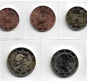 Serie monedas euro. Austria 2002 SC
