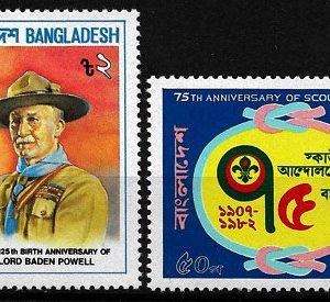 Sello Boy Scout Bangladesh 0172/73 (**) 1983