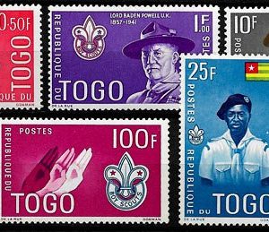 Sello Boy Scout Togo 0334/39 (**) 1961