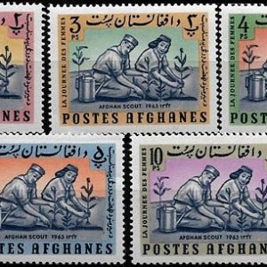 Sello Boy Scout Afganistan 770/74 (**) 1964