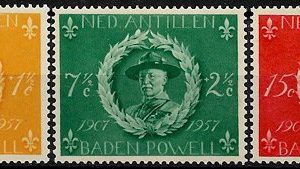 Sello Boy Scout Antillas Holandesas 246/48 (**) 1957