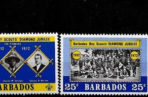 Sello Boy Scout Barbados 0349/52 (**) 1962