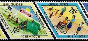 Sello Boy Scout Barbados 0456/59 (**) 1978